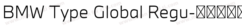 BMW Type Global Regu字体转换